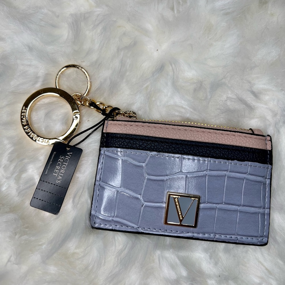 Brand new victoria's secret keychain card holder case